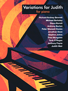 Variations for Judith piano sheet music cover